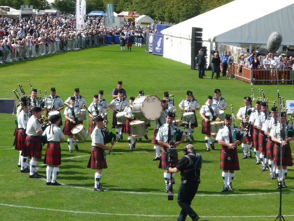 Auckland and Districts pipe band outdoor event