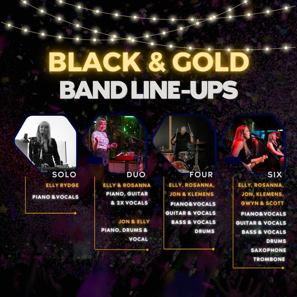 Black and Gold - Covers Band - Christchurch