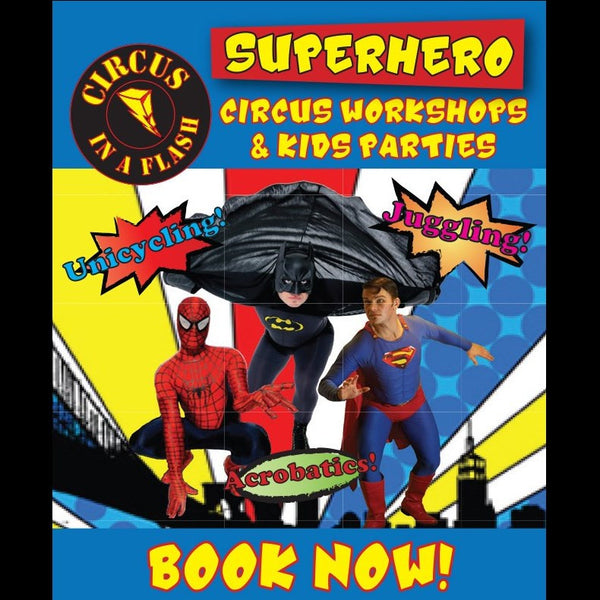 Superhero workshops and kids parties