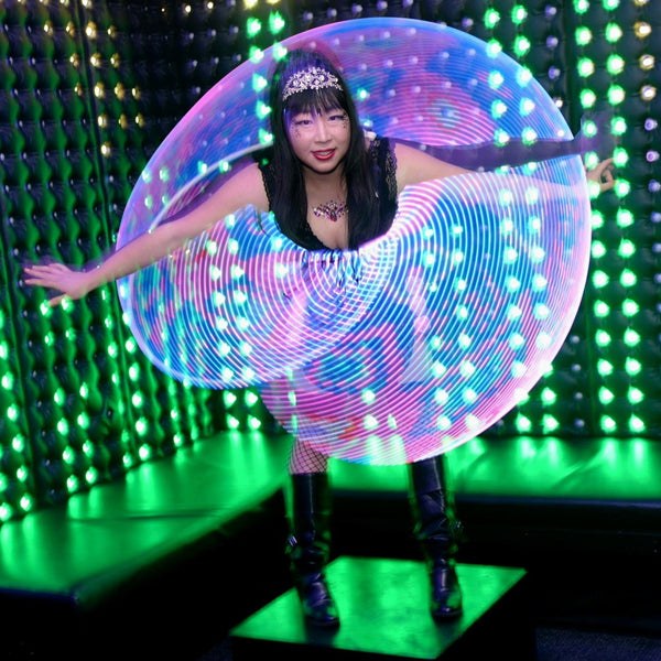 Strawberry Fairy - Hoop Dancer - Fire and LED - Christchurch