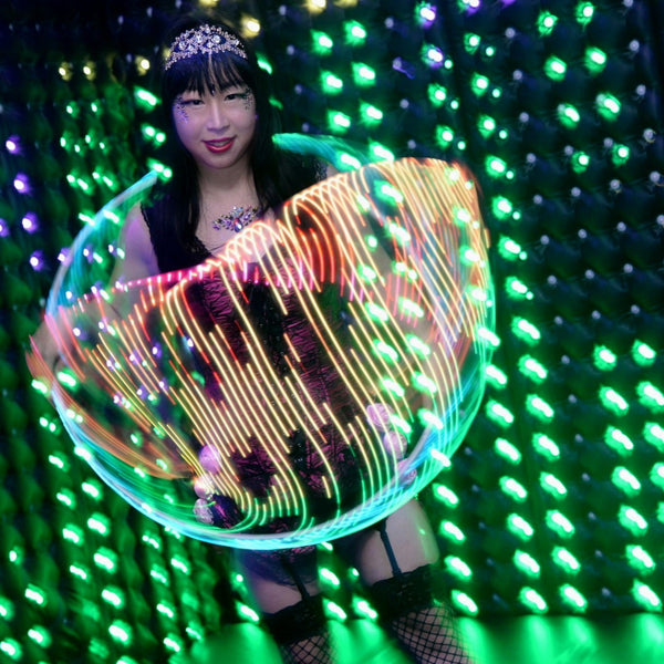 Strawberry Fairy - Hoop Dancer - Fire and LED - Christchurch