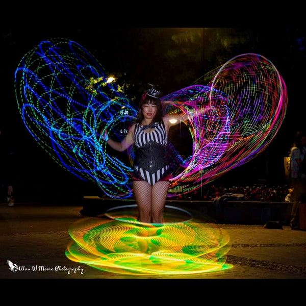 Strawberry Fairy - Hoop Dancer - Fire and LED - Christchurch