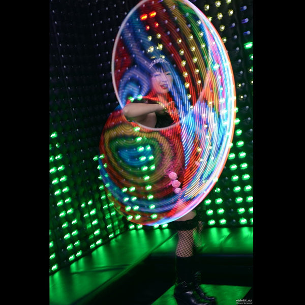 Strawberry Fairy - Hoop Dancer - Fire and LED - Christchurch