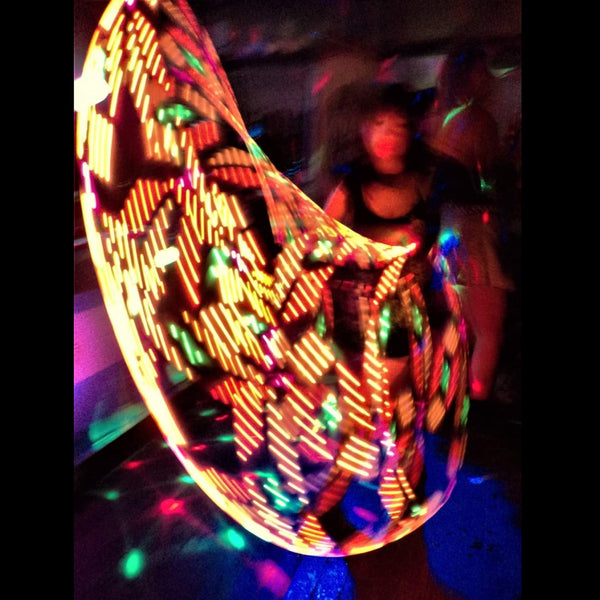 Strawberry Fairy - Hoop Dancer - Fire and LED - Christchurch