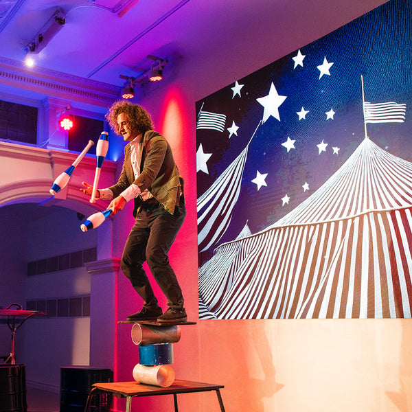 Colossal Circus Wellington Rolla Bolla juggling balancing act