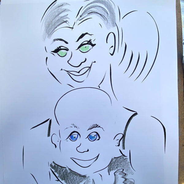 Michele Jung - Caricature Artist - Napier