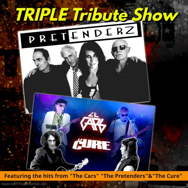 Triple Tribute Band - Pretenders, Cure, Cars Tribute Band - Auckland