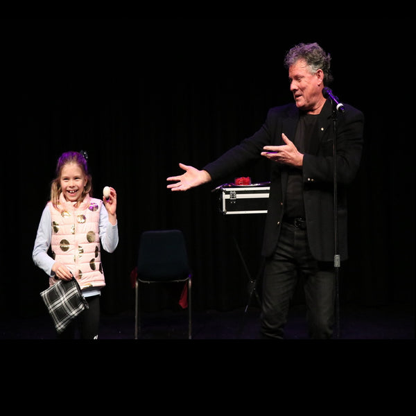 Brent McLeod Magician and guest onstage