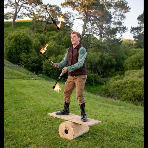 fire and balancing act Tauranga