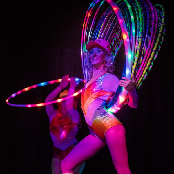 LED hoops Flame Entertainment Queenstown