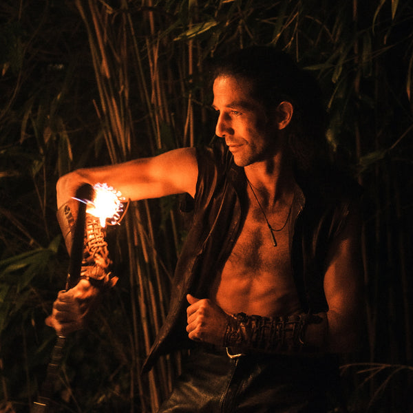 Fire performer Flames of Plenty Rotorua