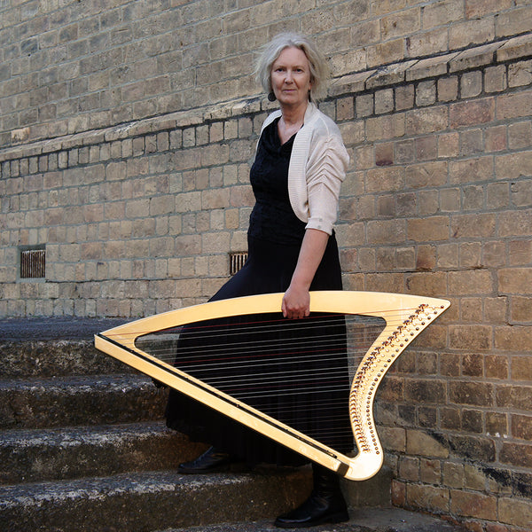 Harp and Voice with electric gold harp Auckland