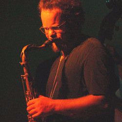 Roger Manins saxophone player from Hip Flask the band 