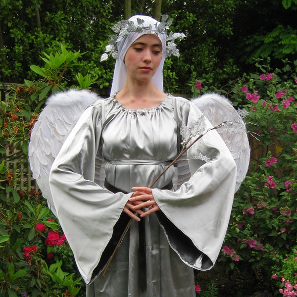 Silver Angel - Living Statue - Roving Character - Christchurch