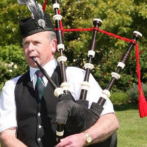 Stuart Wood - Bagpipe Player - Christchurch