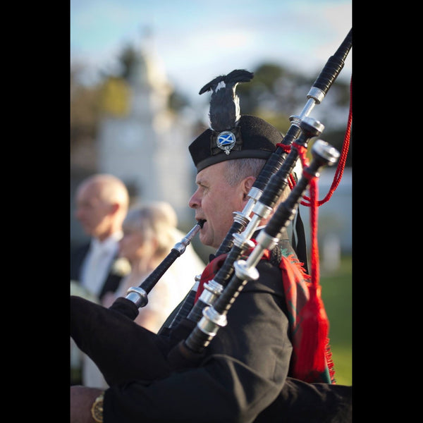 Stuart Wood - Bagpipe Player - Christchurch